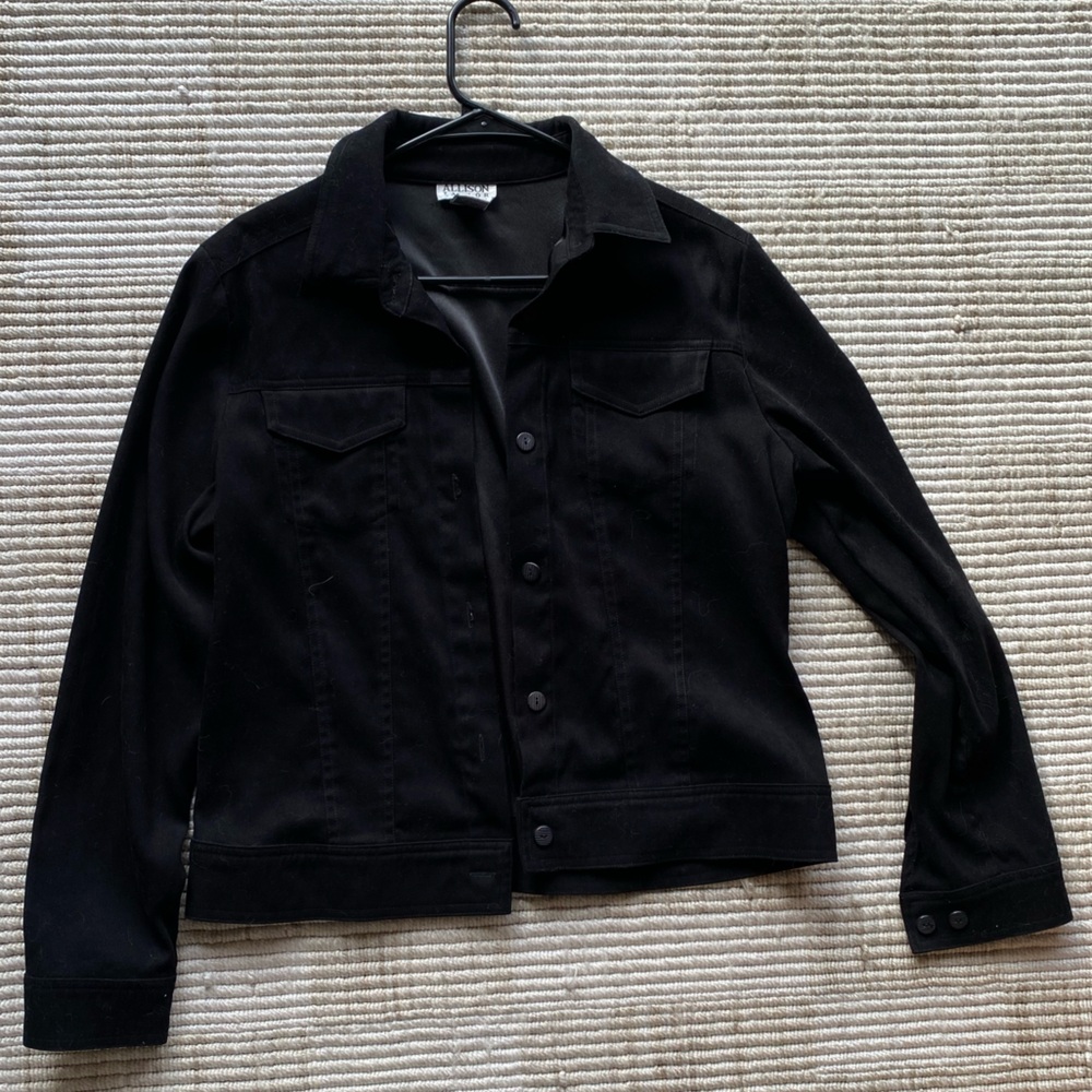 Allison Taylor Black Velvet Jacket